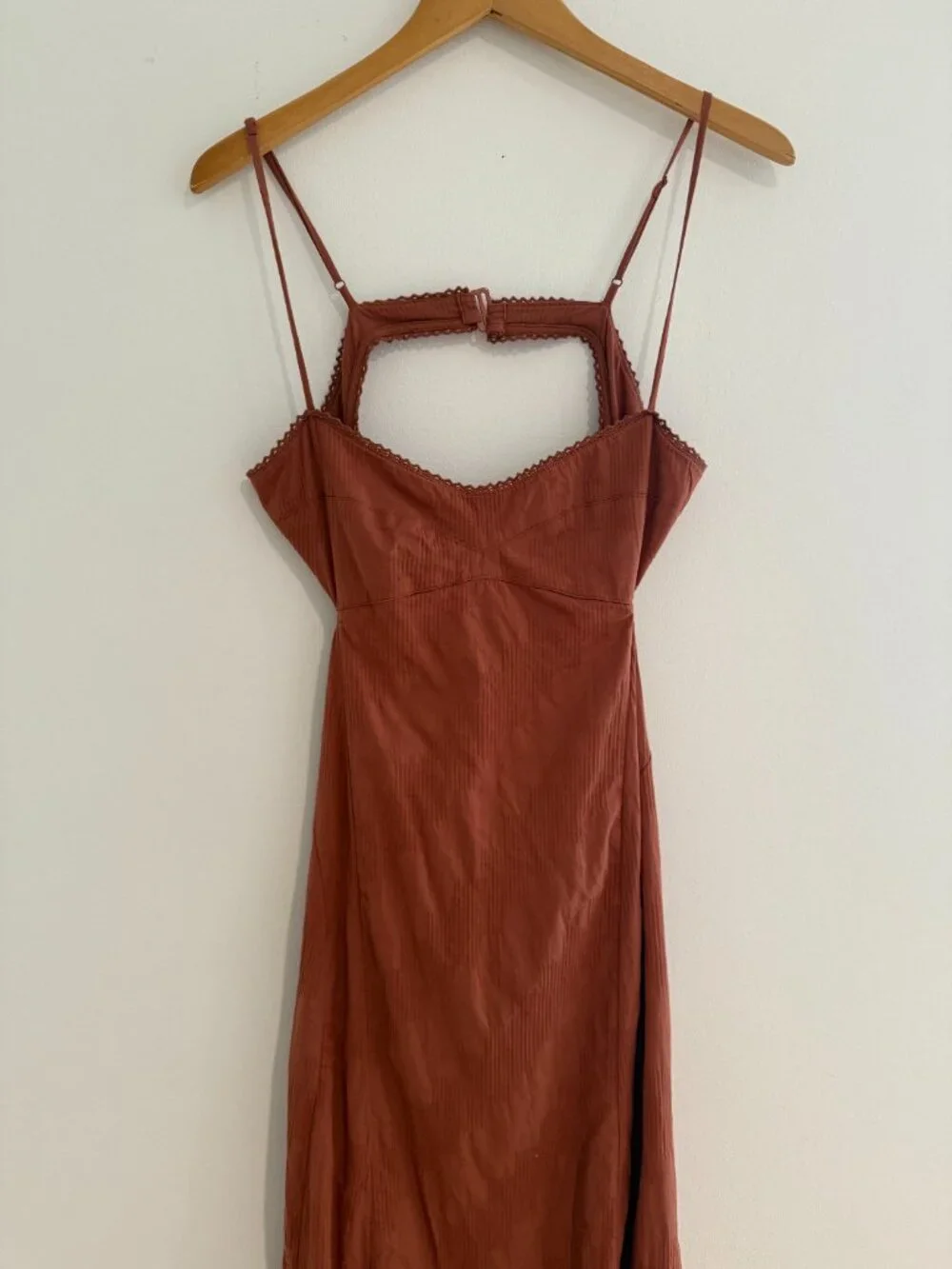 Free People Intimately Rust Bralette Maxi Dress